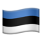 Estonia emoji on Apple